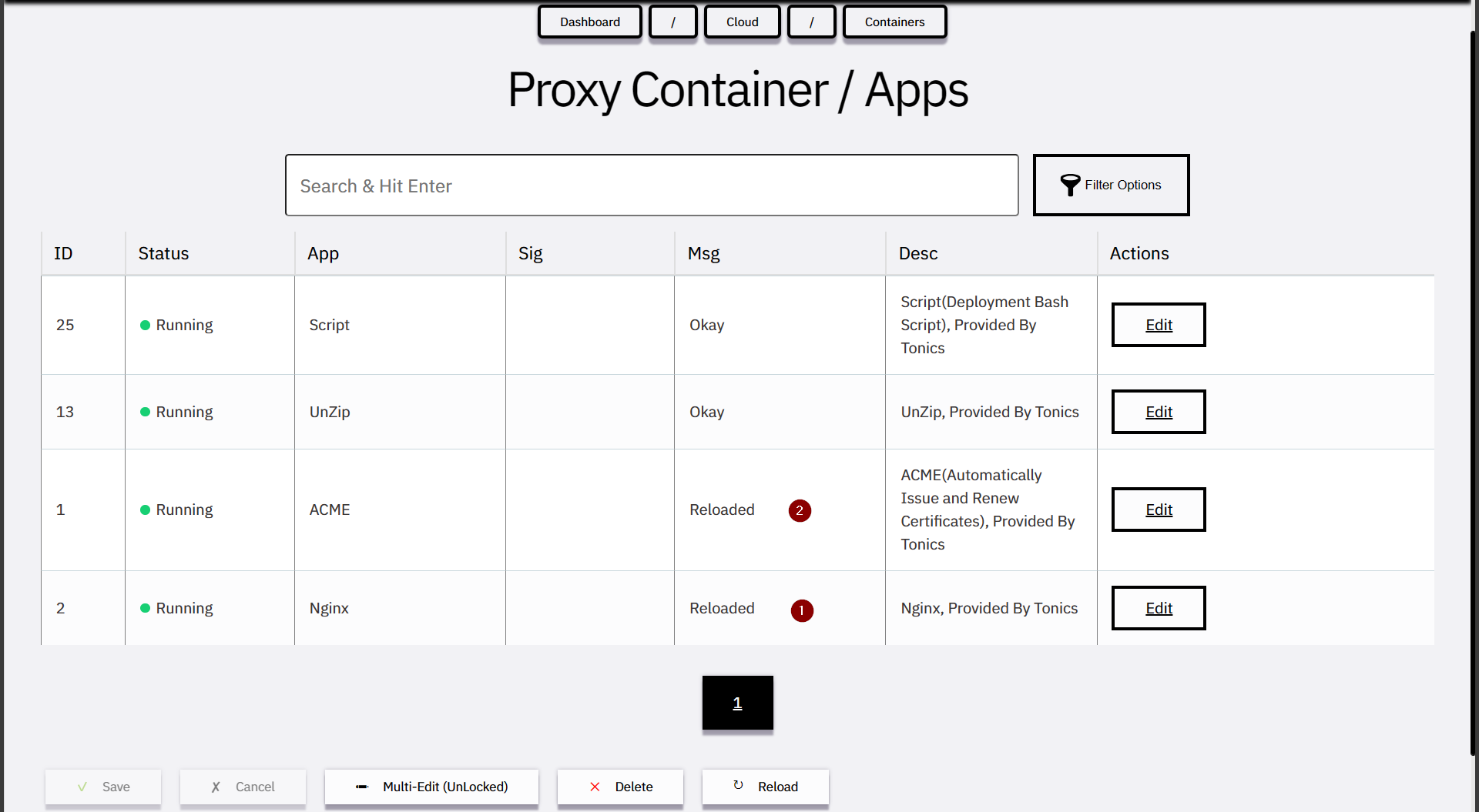Proxy Container ACME AND NGINX Reloaded